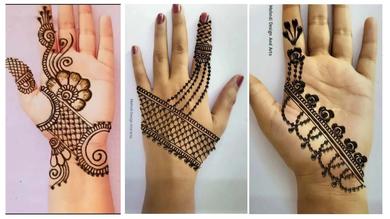 Simple Mehndi Design For Beginners