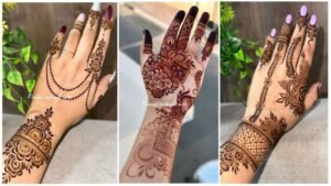 Simple Arabic Mehandi Design For Eid