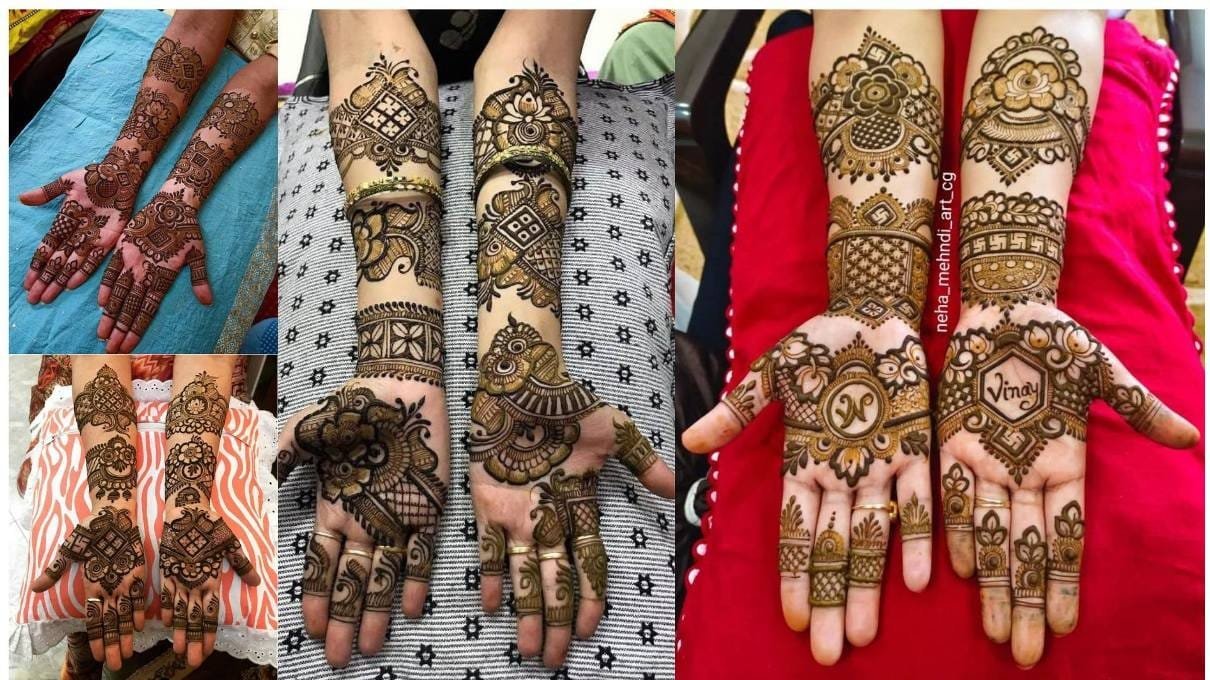 Full Hand Mehndi Design for Bridal