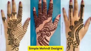 simple mehndi design