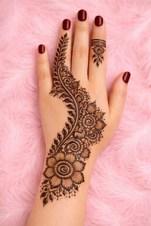 Arabic Mehndi Dijain Photo Easy