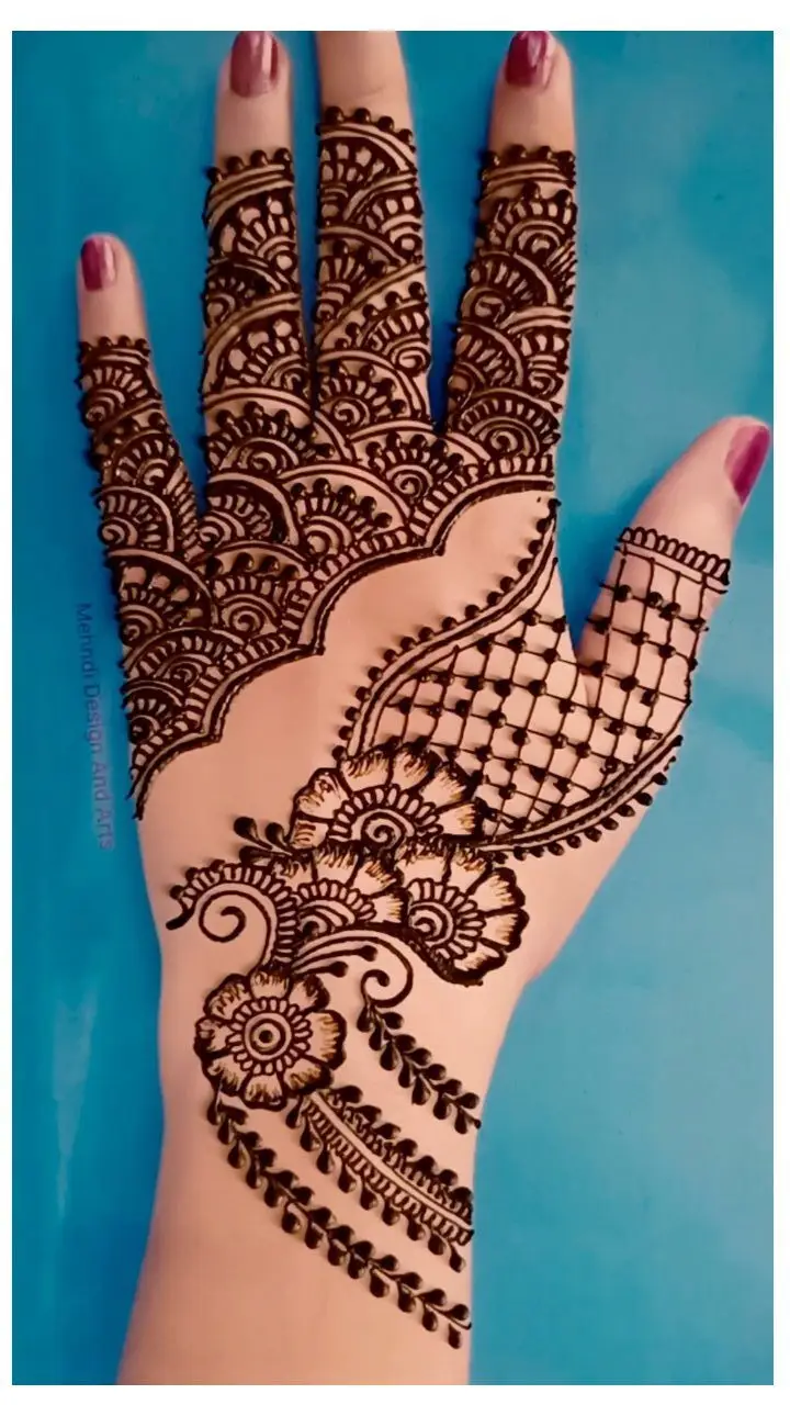 Bridal Simple Mehndi Design 2026