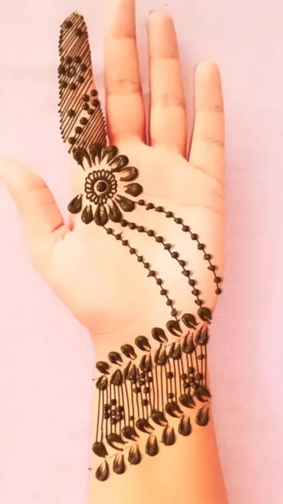 arabic mehndi design easy and beautiful