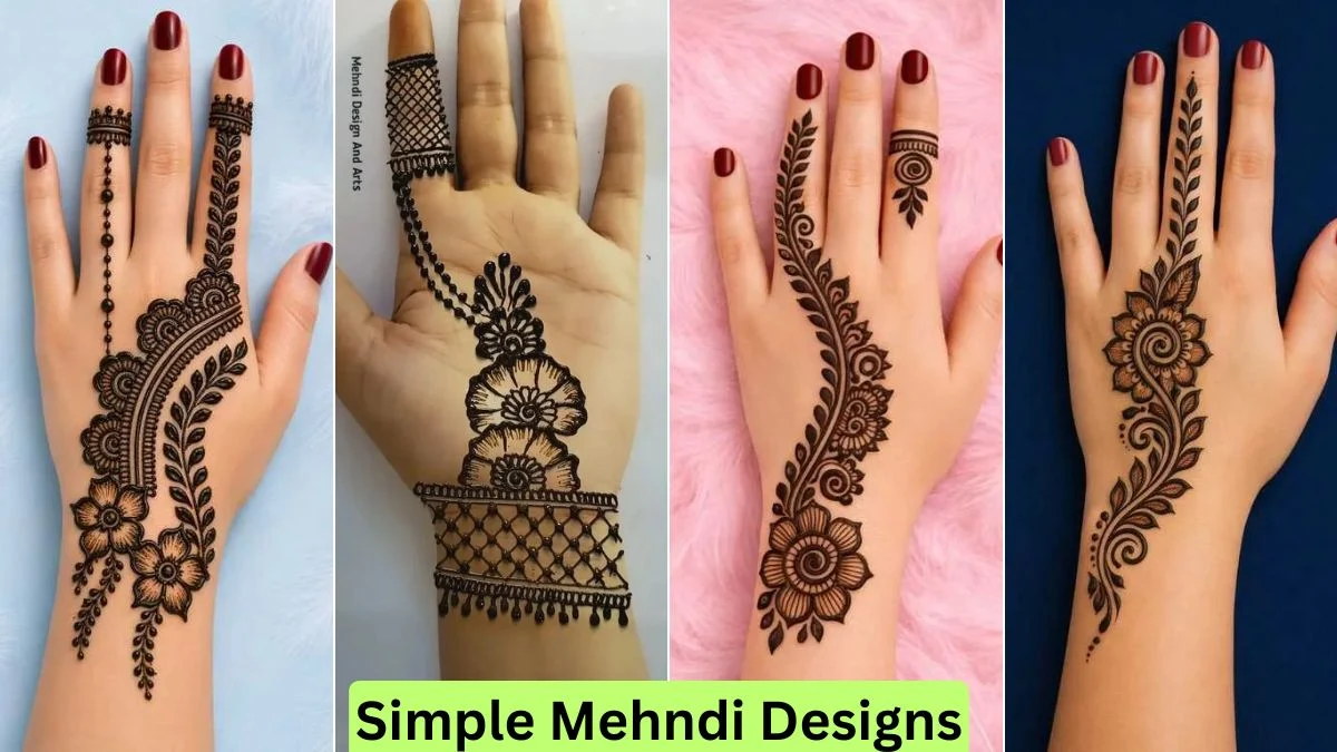 Simple Mehndi Designs