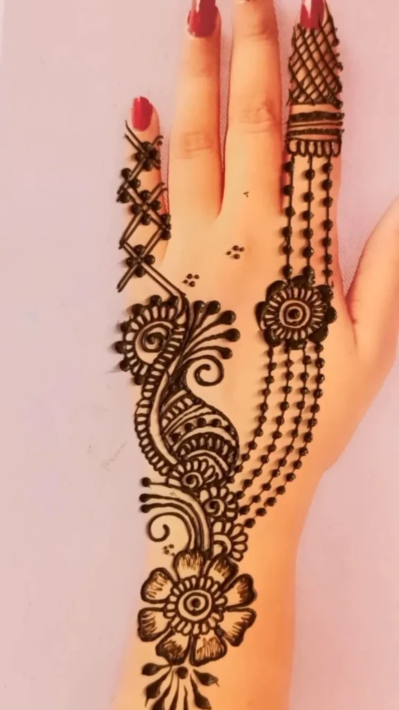 simple mehandi ki Design 2026