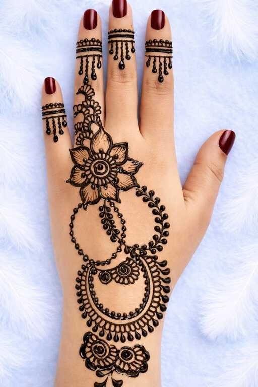 Arabic Mehndi Dijain Photo Easy